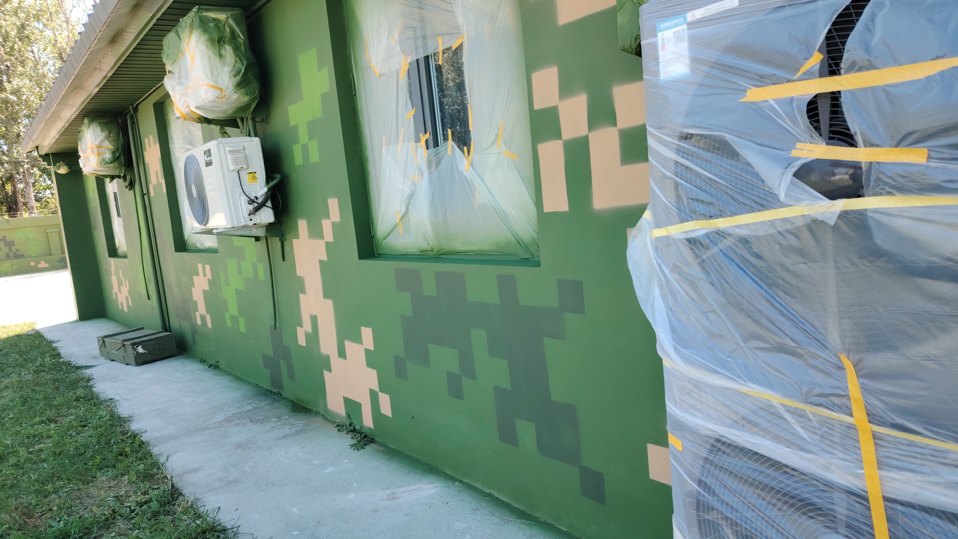 九江外墙迷彩漆施工多少钱 伪装迷彩漆  